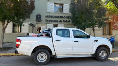 Salud presentó la camioneta fumigadora adquirida por el municipio